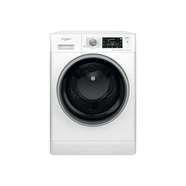 image of Whirlpool FFWDD1074269BSVUK 10KG 7KG 1400RPM Freestanding Washer Dryers