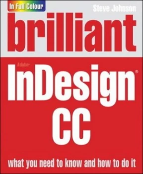 Image of Brilliant Adobe Indesign Cc by Mr Steve Johnson Book