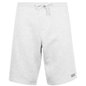 image of Tommy Jeans Fleece Shorts - Lt Grey Htr