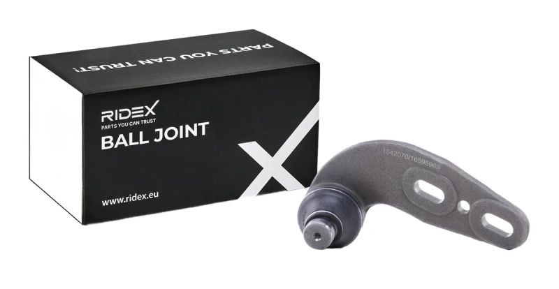 Image of RIDEX 2462S0496 Ball joint Rear Axle Left Support-/Steering Link (2462)