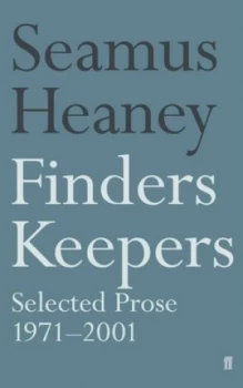 Image of Finders Keepers by Seamus Heaney Book