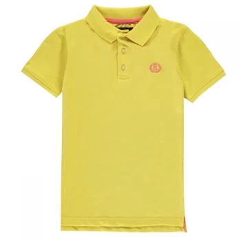 image of Henri Lloyd Pop Collar Polo - Golden Kiwi