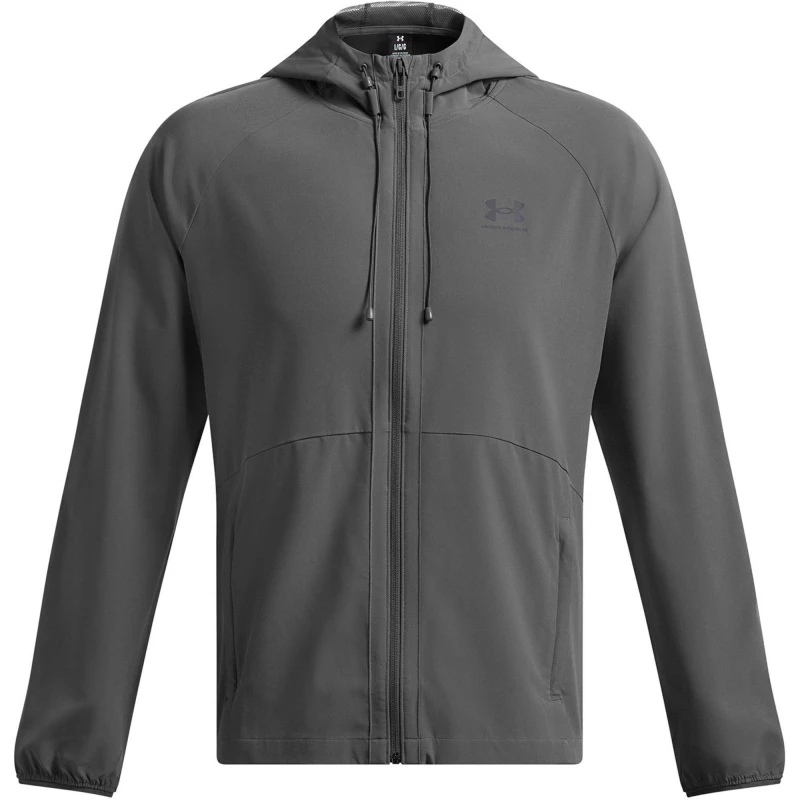 Image of Under Armour Stretch Windbreaker Mens - Grey Grey M