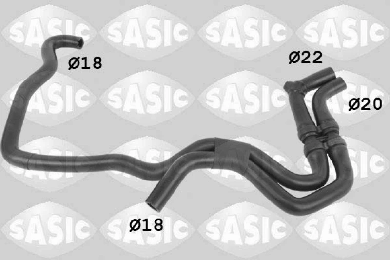 Image of Radiator hose SASIC 3404197