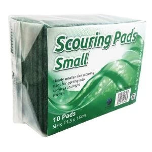 Image of Economy Scourer Flat 150x115mm Green Pack of 10 SP120