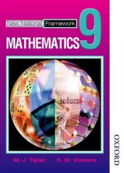 Image of New National Framework Mathematics 9 Core Pupils Book by M J Tipler Book