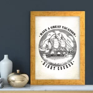 Image of AC10348555962 Multicolor Decorative Framed MDF Painting