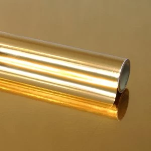 Image of Fablon Gold Polished Sticky Back Plastic Gold