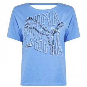 Puma LQD T CELL T Shirt Ladies - Blue