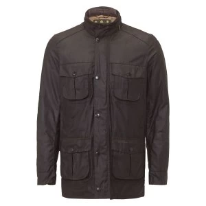 Image of Barbour Mens Corbridge Wax Jacket Rustic Large