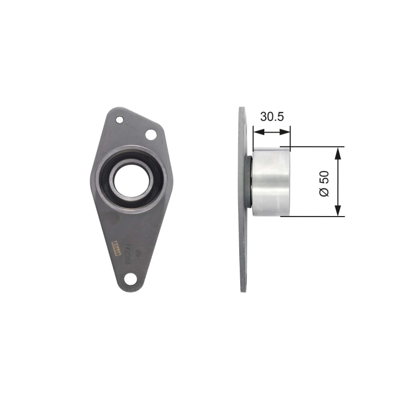 Image of GATES Timing belt deflection pulley GATES T42088