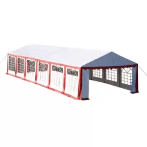 Image of Party Tent 12 x 6m Red - Red - Vidaxl