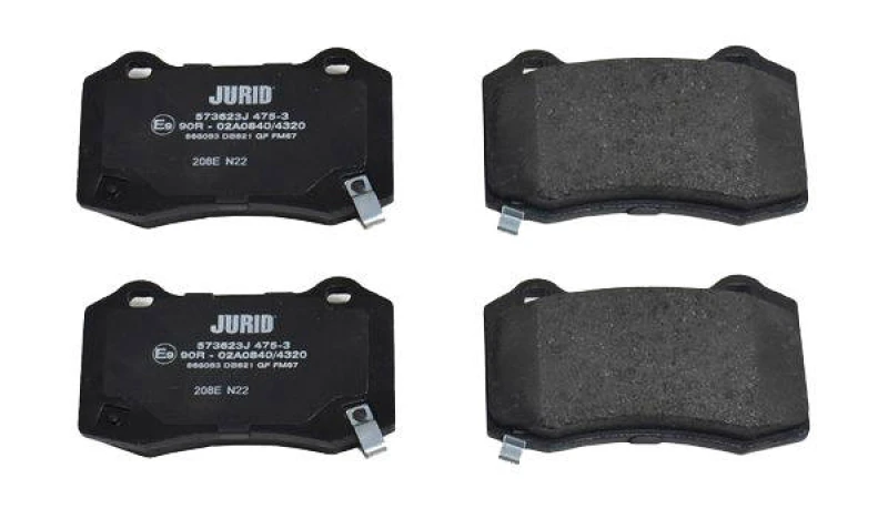 Image of JURID 573623J Brake pad set with acoustic wear warning Brake Pad Set,disc brake (402)