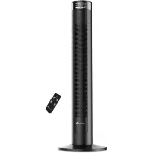 image of 38″ Oscillating Tower Fan with Remote Control - Black