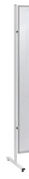 Image of Stand for partition walls, grey aluminium, 190 cm