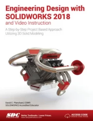 Image of Engineering Design with SOLIDWORKS 2018 and Video Instruction