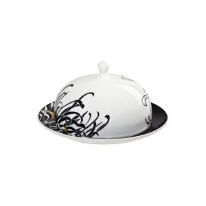 Image of Monsoon Chrysanthemum Butter Dish