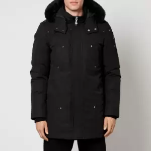 Image of Moose Knuckles Mens Stirling Parka - Black - XL