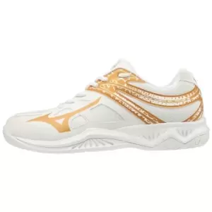 Image of Mizuno Thunder Blade 2 Netball Trainers - White