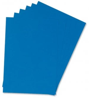 Image of Q Connect Comb Bndr Cvr Lthr P100 Blu A4