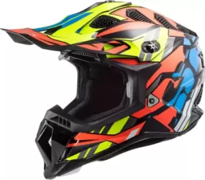 Image of LS2 MX700 Subverter Evo Rascal Motocross Helmet, multicolored, Size 2XL, multicolored, Size 2XL