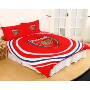 image of Arsenal FC Pulse Double Duvet Set (Double) (Red)