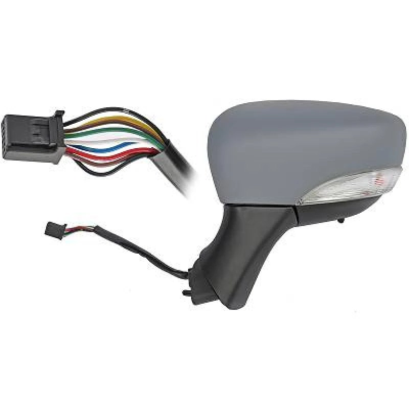 Image of DIEDERICHS 4416225 Wing mirror Left, Complete Mirror, primed Outside Mirror (50)