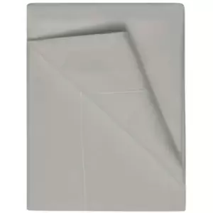 Image of Belledorm 400 Thread Count Egyptian Cotton Flat Sheet (Double) (Platinum) - Platinum