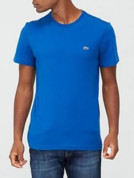 Image of Lacoste Lacoste Mini Croc T Shirt, Blue Size M Men