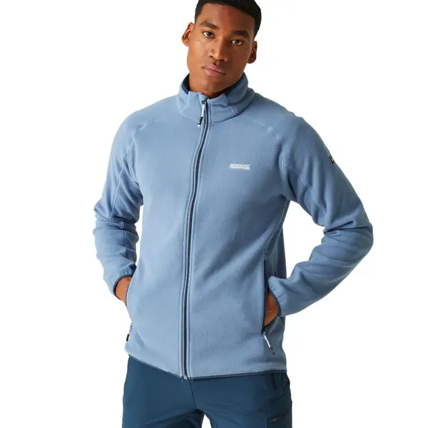 image of Regatta Mens Hadfield Full Zip Micro Fleece Jacket L - Chest 41-42' (104-106.5cm)