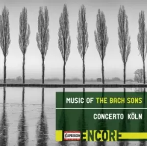 image of Concerto Koln Music of the Bach Sons by Concerto Koln CD Album