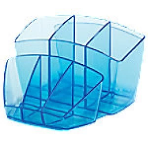 image of CEP Desk Organiser Ice Blue 15.8 x 14.3 x 9.3 cm