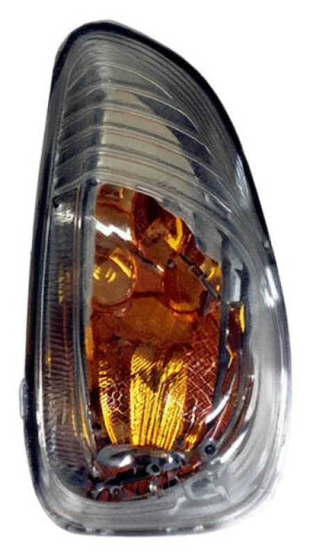 Image of VAN WEZEL 3799920 Turn Signal Right Exterior Mirror, dark, without bulb holder, yellow-transparent Indicator (62)
