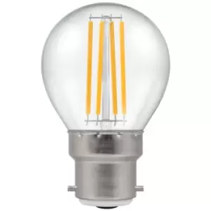 image of Crompton Lamps LED Golfball 6.5W B22 Filament Warm White Clear (60W Eqv)