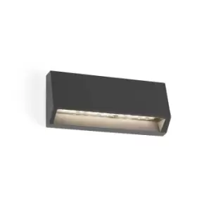 image of Must LED Outdoor Medium Wall Light Dark Grey IP65