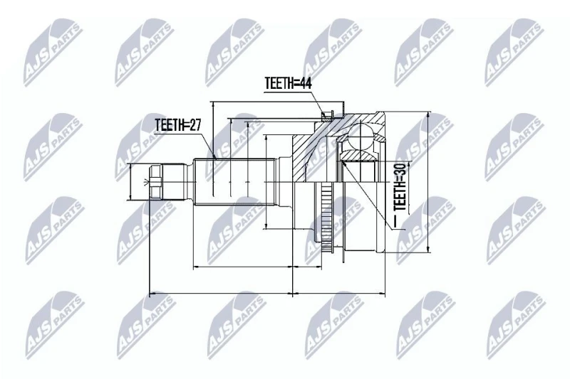 Image of NTY CV joint kit NTY NPZ-SB-011