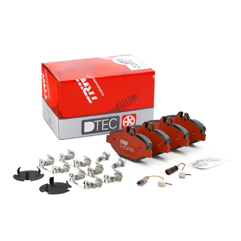 Image of TRW GDB1542DTE Brake pad set incl. wear warning contact, with brake caliper screws Brake Pad Set,disc brake (402)
