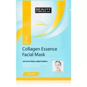 image of Beauty Formulas Clear Skin Collagen Essence collagen mask with revitalising effect 1 pc