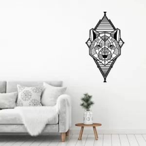 Image of Geo Wild Black Decorative Metal Wall Accessory