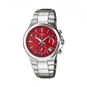 Image of Casio SHEEN Analog Watch SHE-5019D-4A - Red