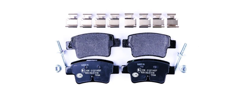 Image of HELLA Brake pad set HELLA 8DB 355 015-861