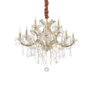 Image of Napoleon 12 Light Pendant Light Gold