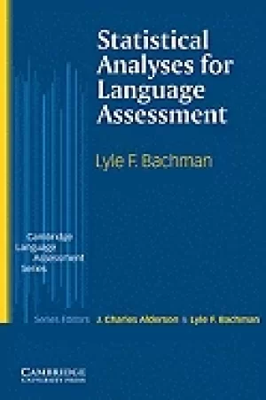 Image of statistical analyses for language assessment book