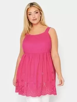 Image of Yours Shiffley Vest - Hot Pink, Size 16, Women