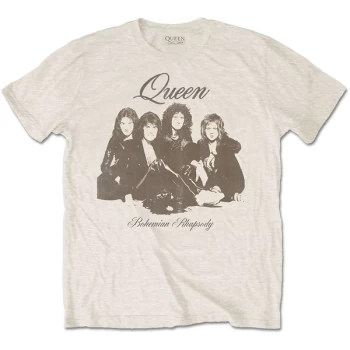 Image of Queen - Bo Rhap Portrait Unisex Large T-Shirt - White