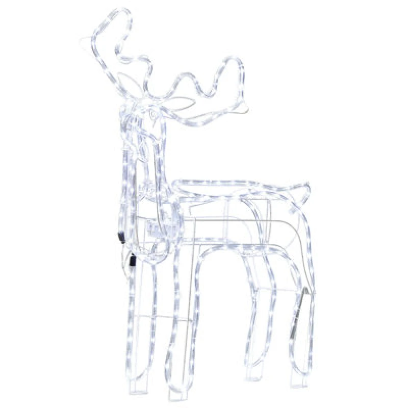 Image of Beliani Outdoor Decoration LED Innnes Reindeer 94cm White