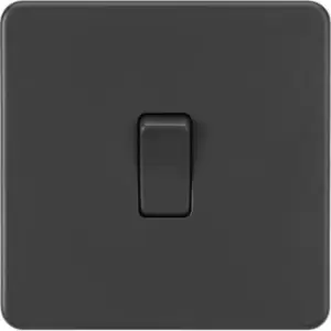 image of MLA Knightsbridge Screwless 20A 1G DP Switch Anthracite - SF8341AT