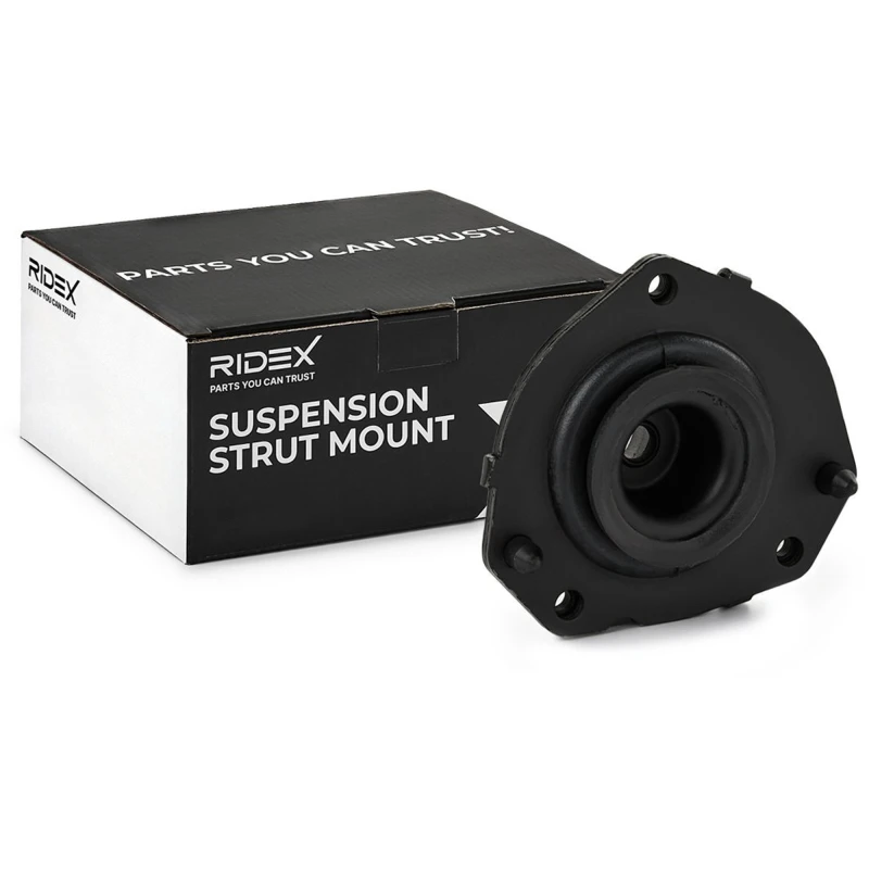 Image of RIDEX 1180S0141 Top strut mount Front axle both sides, without ball bearing Suspension Strut Support Bearing (1180)