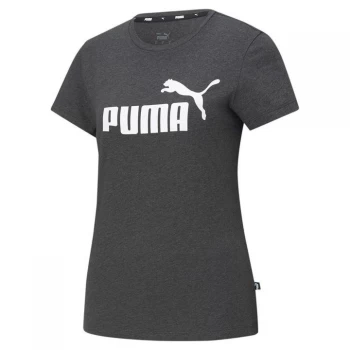 Puma No1 Logo QT T Shirt - Dark Grey