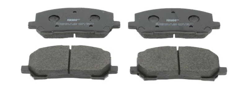 Image of FERODO FDB1911 Brake pad set not prepared for wear warning indicator, without accessories Brake Pad Set,disc brake (402)